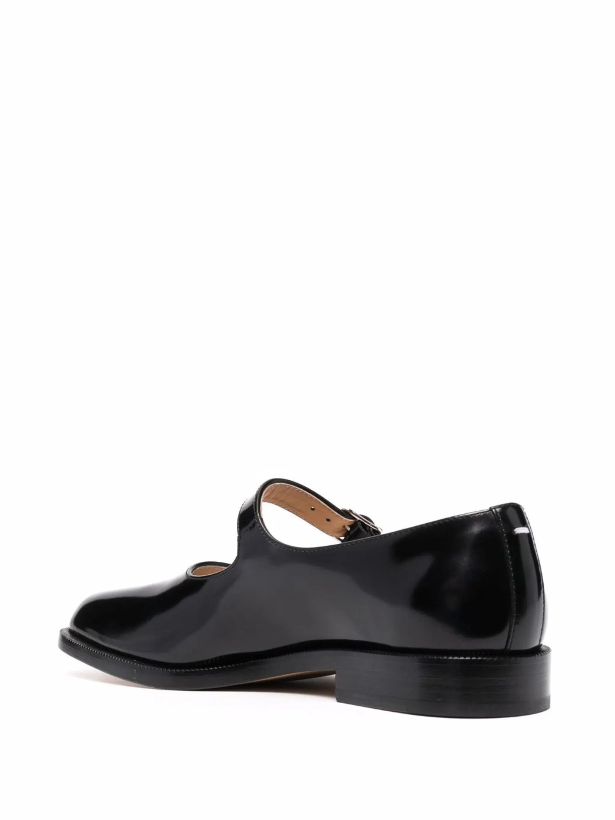 Maison Margiela Tabi Leather Mary-Jane Shoes - 3