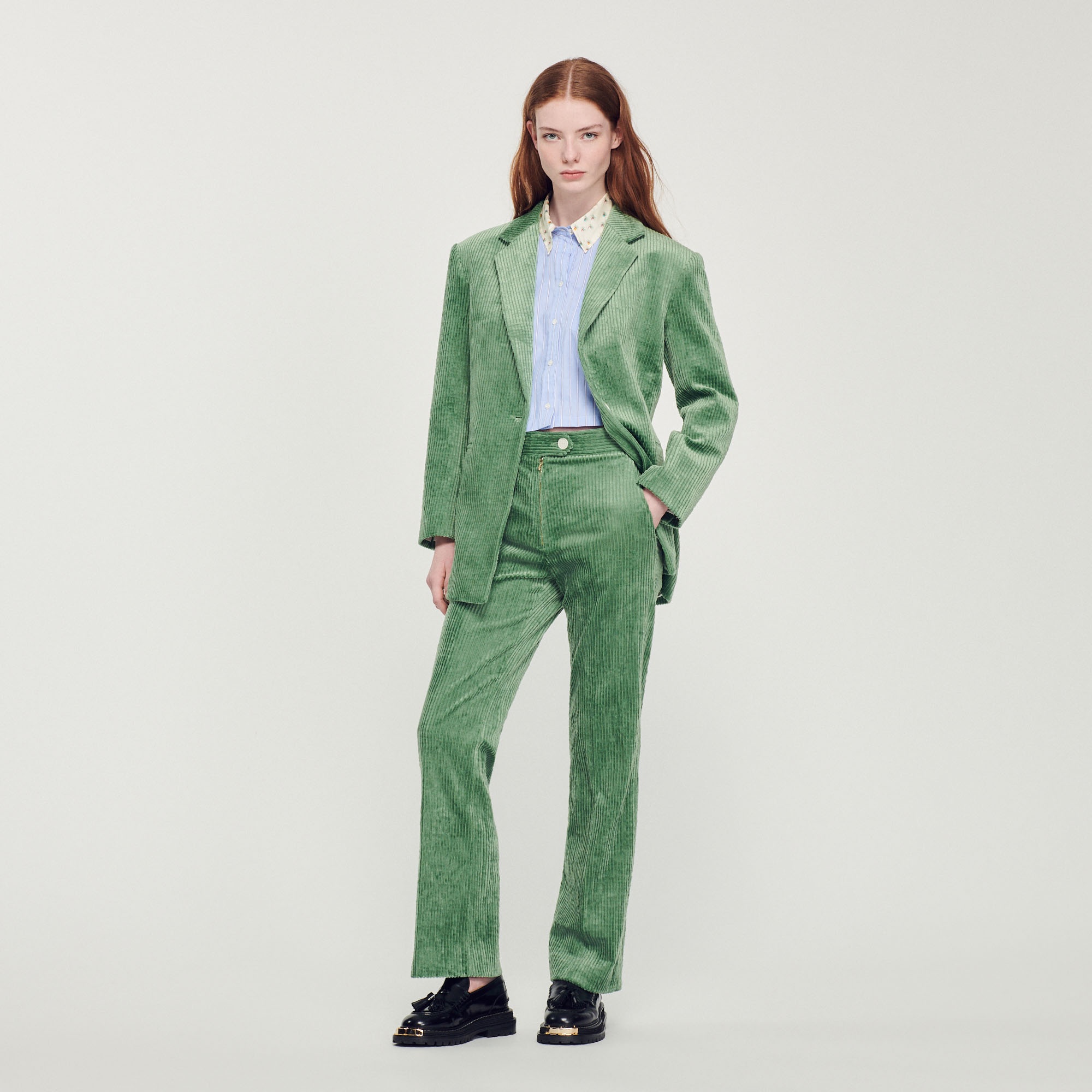 Corduroy tailored jacket - 2