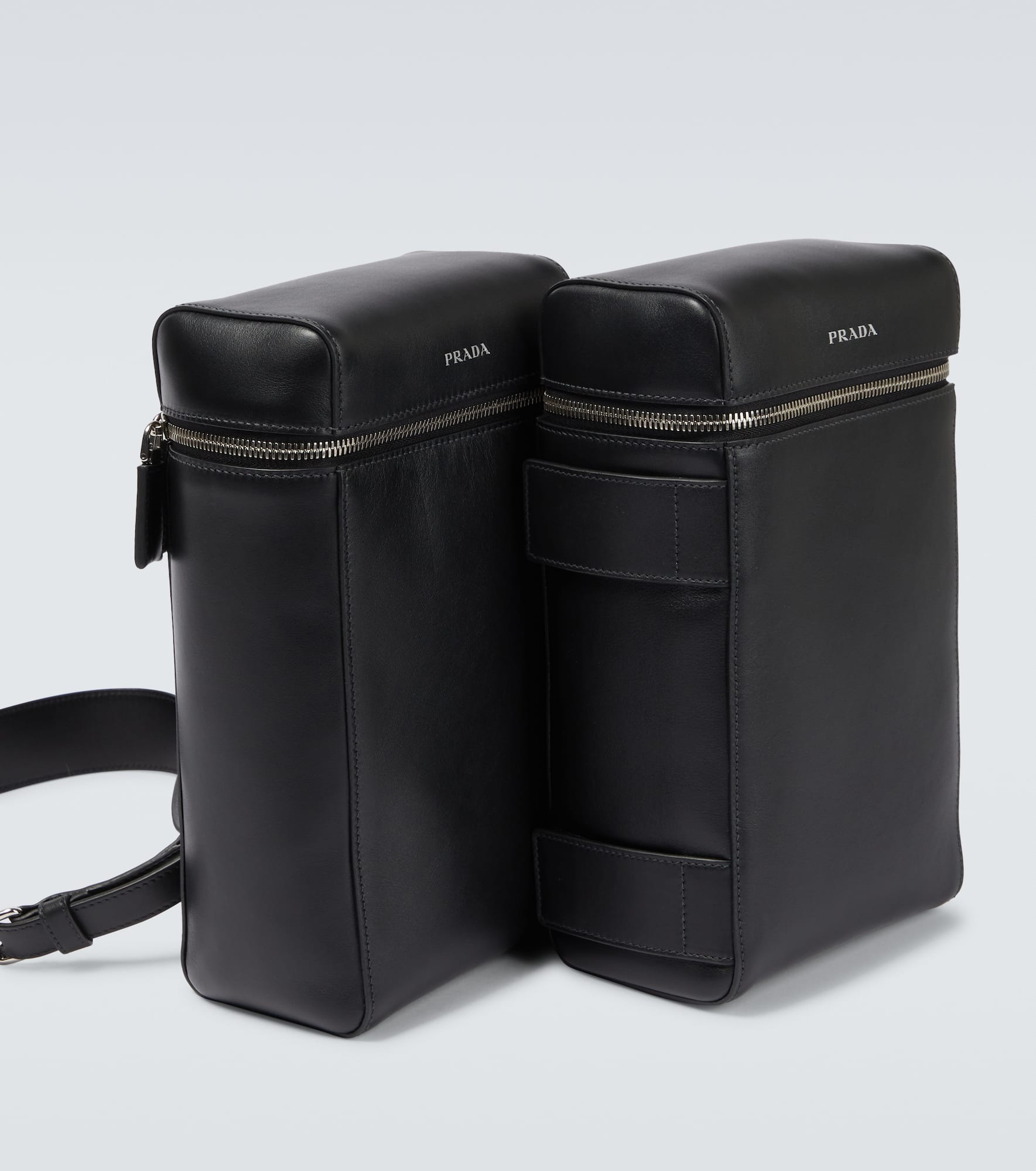 Convertible leather backpack - 7