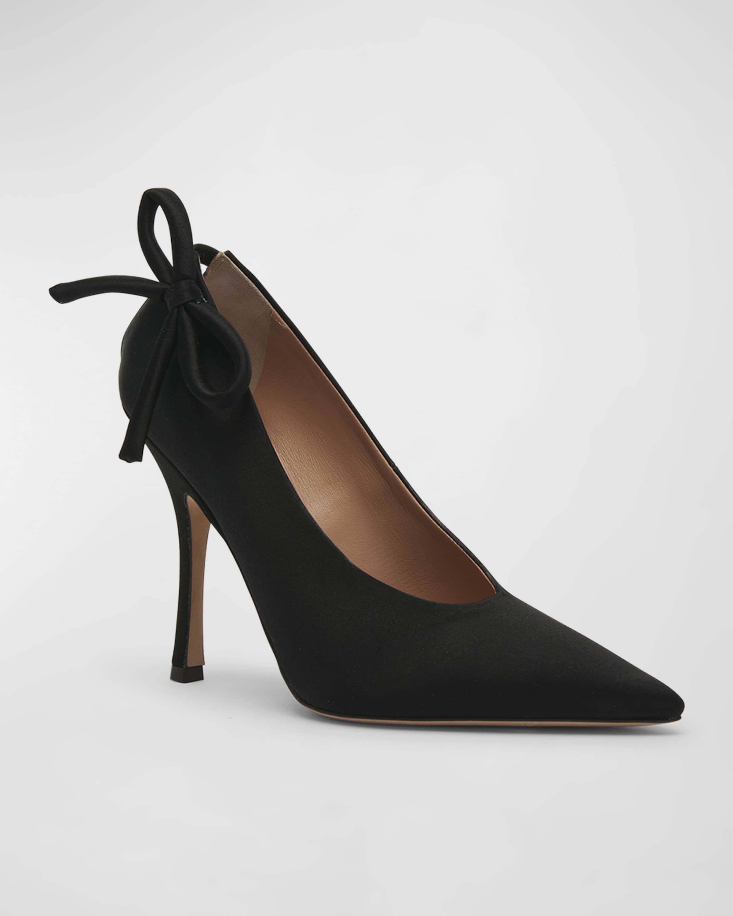 Nite-Out Silk Bow Pumps - 3