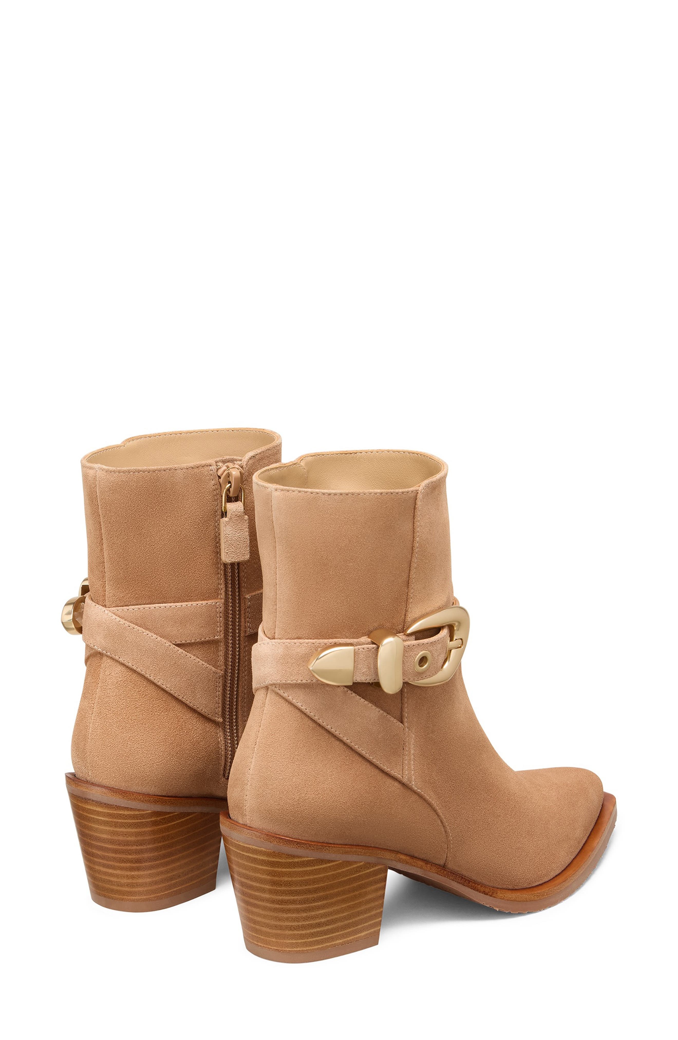 Stuart Weitzman Maven Western Bootie in New Camel/Caramel at Nordstrom - 2