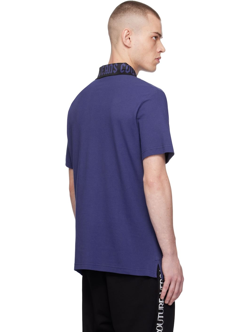 Blue Gothic Logo Polo - 3