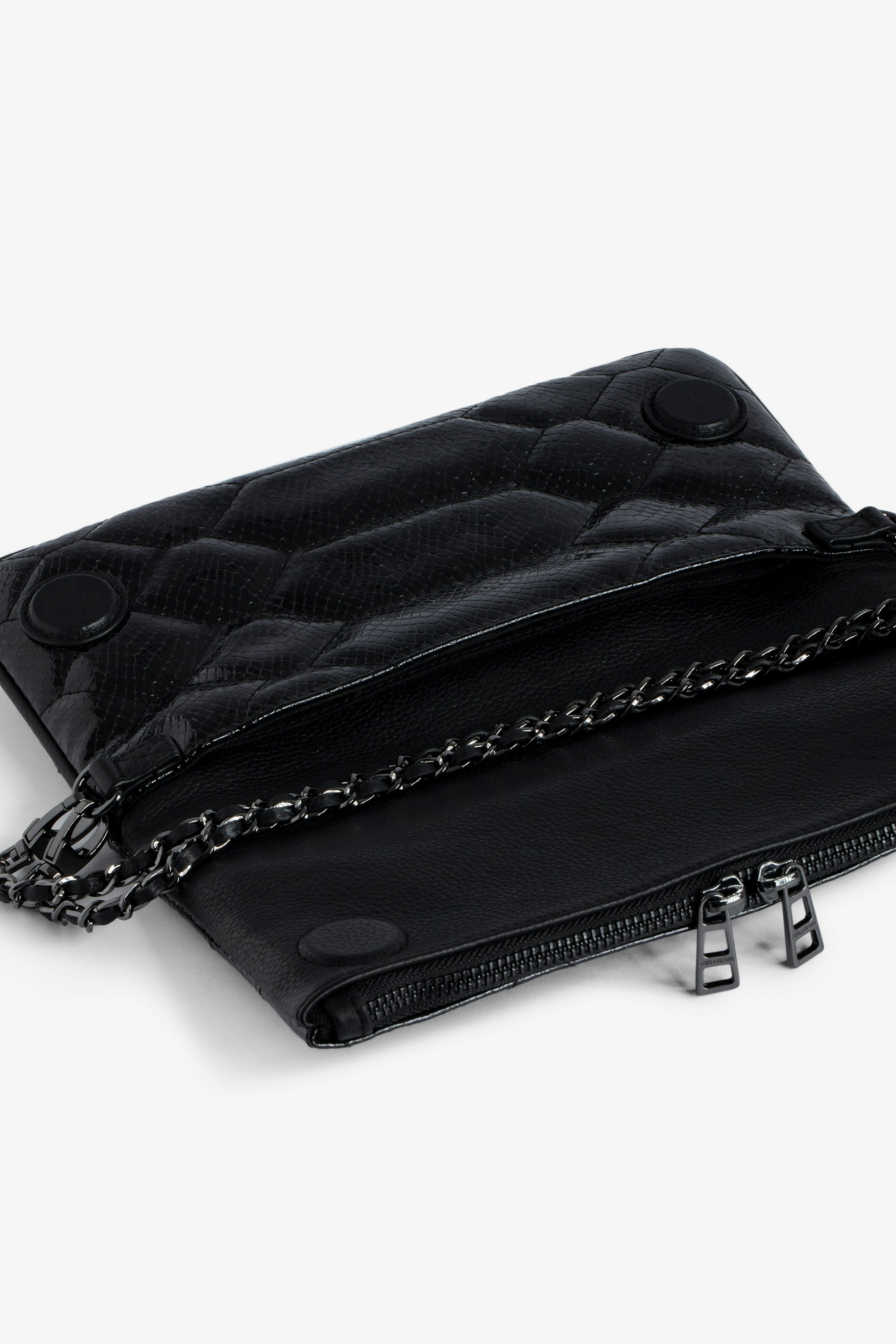 Rock Glossy Wild Quilted Clutch - 4