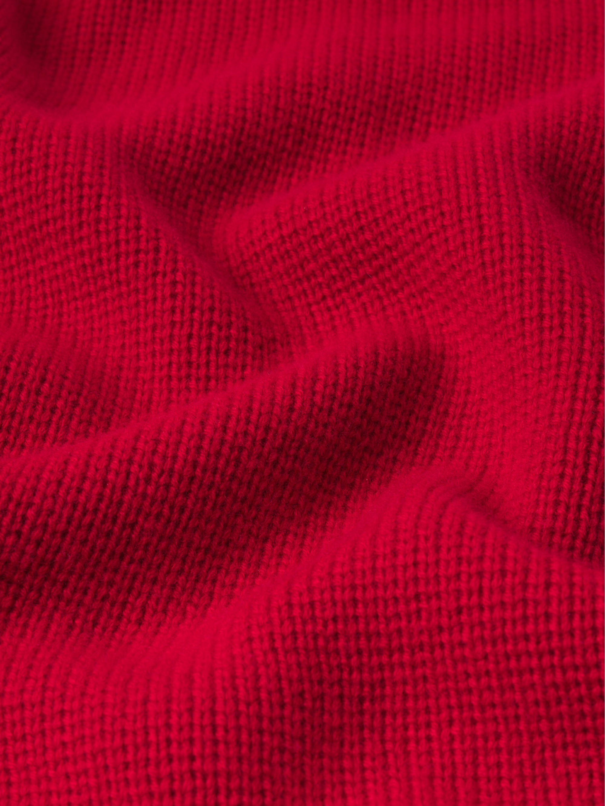 Chunky Sweater in Spring Red - 2
