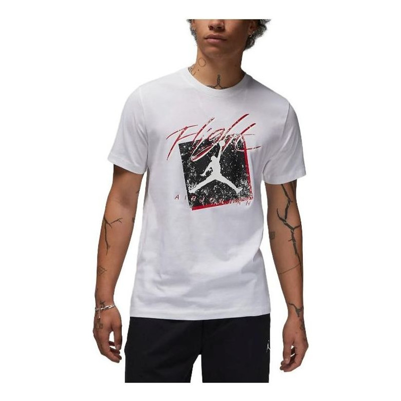 Air Jordan Graphic T-Shirt 'White' DX9594-100 - 1