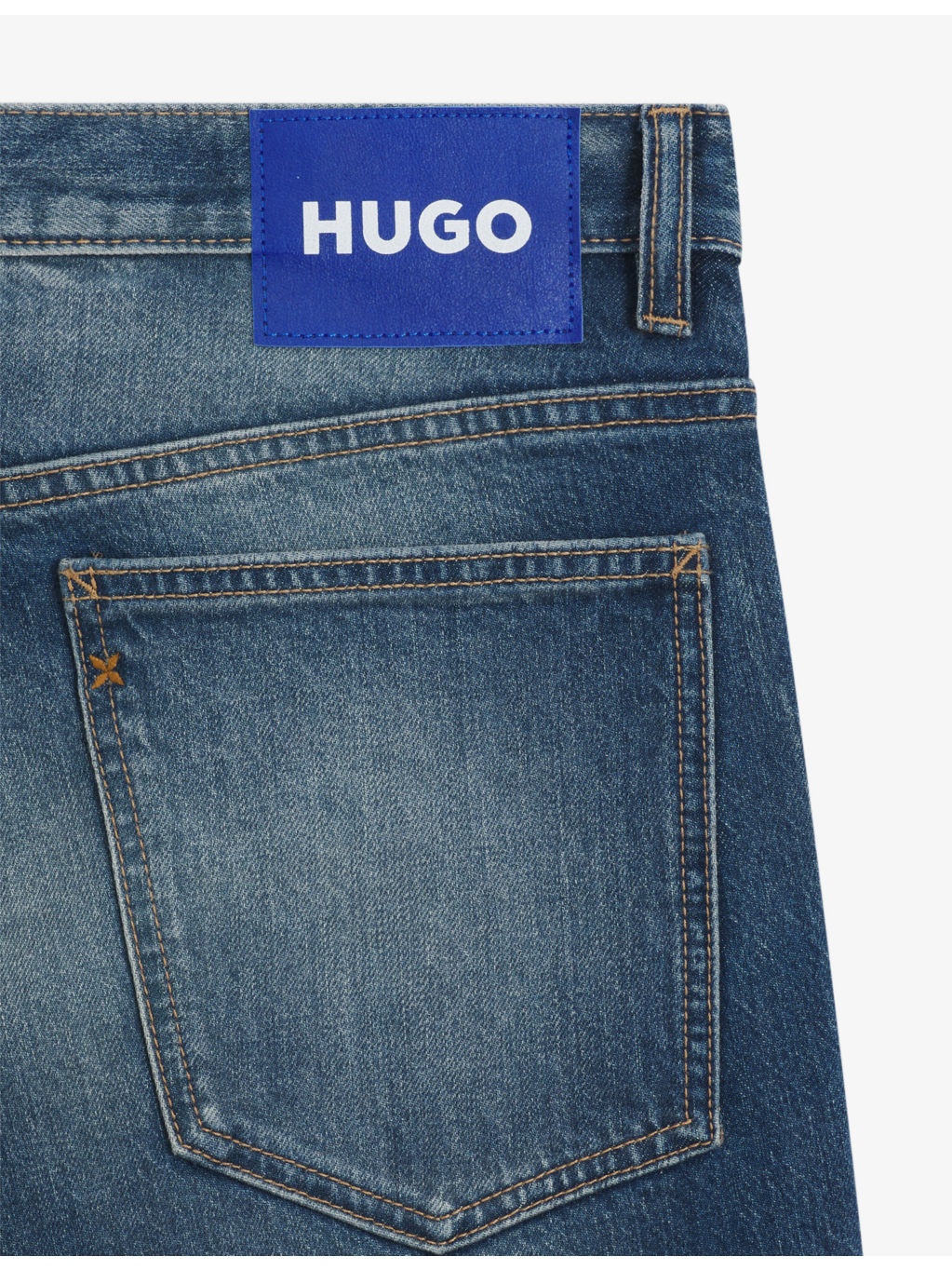 Slim-Fit Straight-Leg Stretch-Denim Jeans - 6