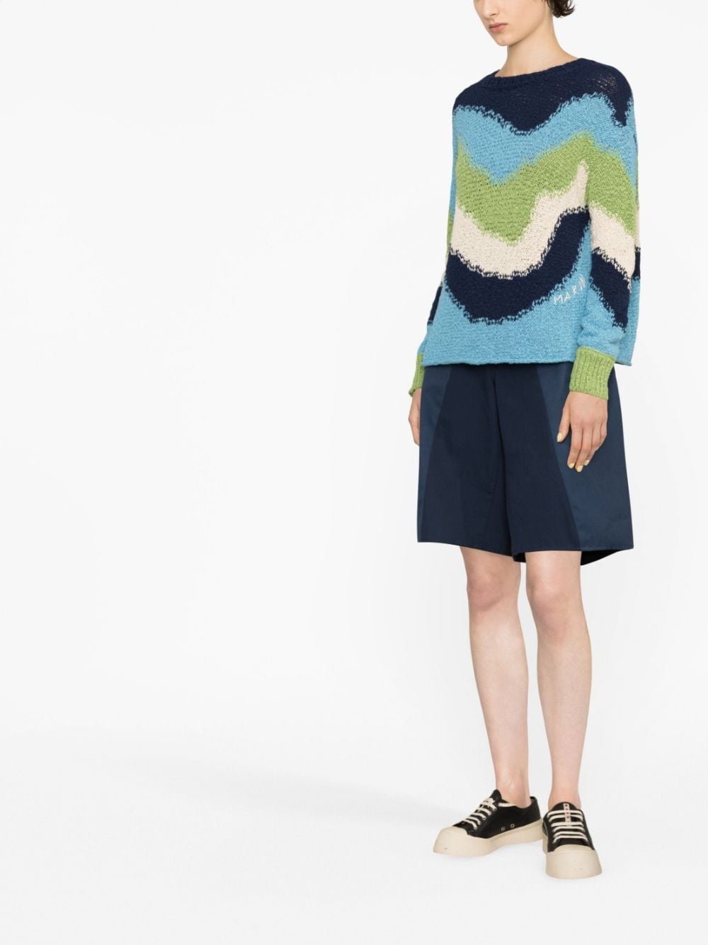 patterned intarsia-knit jumper - 7
