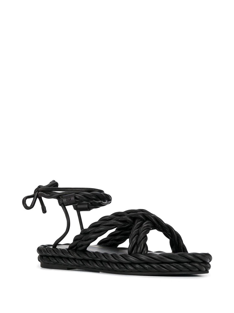 Valentino The Rope ankle-tie sandals outlook