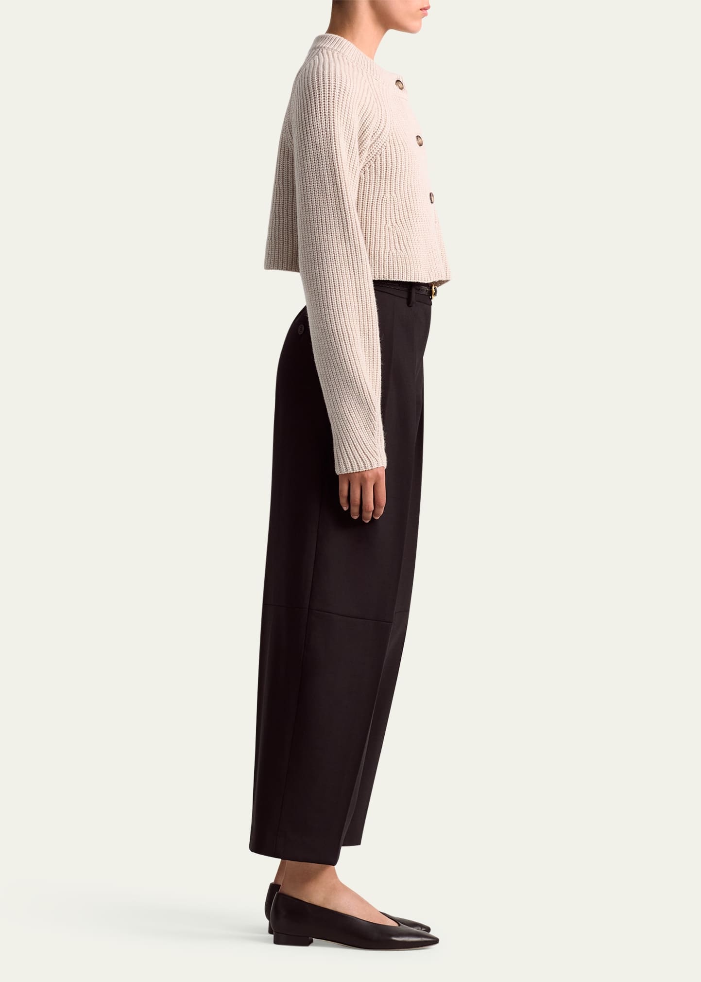 Dash Pleated Wool Pants - 4