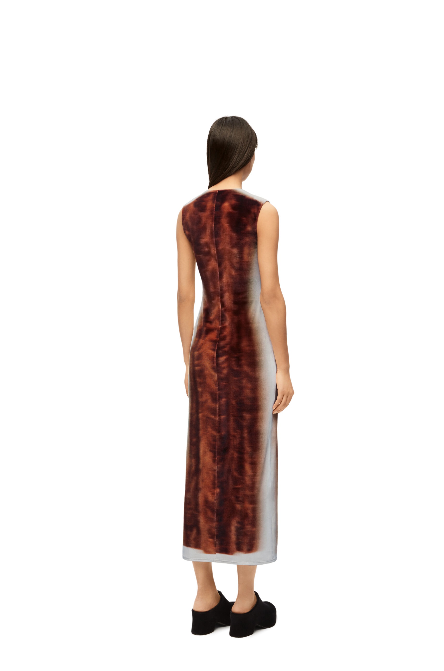 Tube dress in velvet - 3
