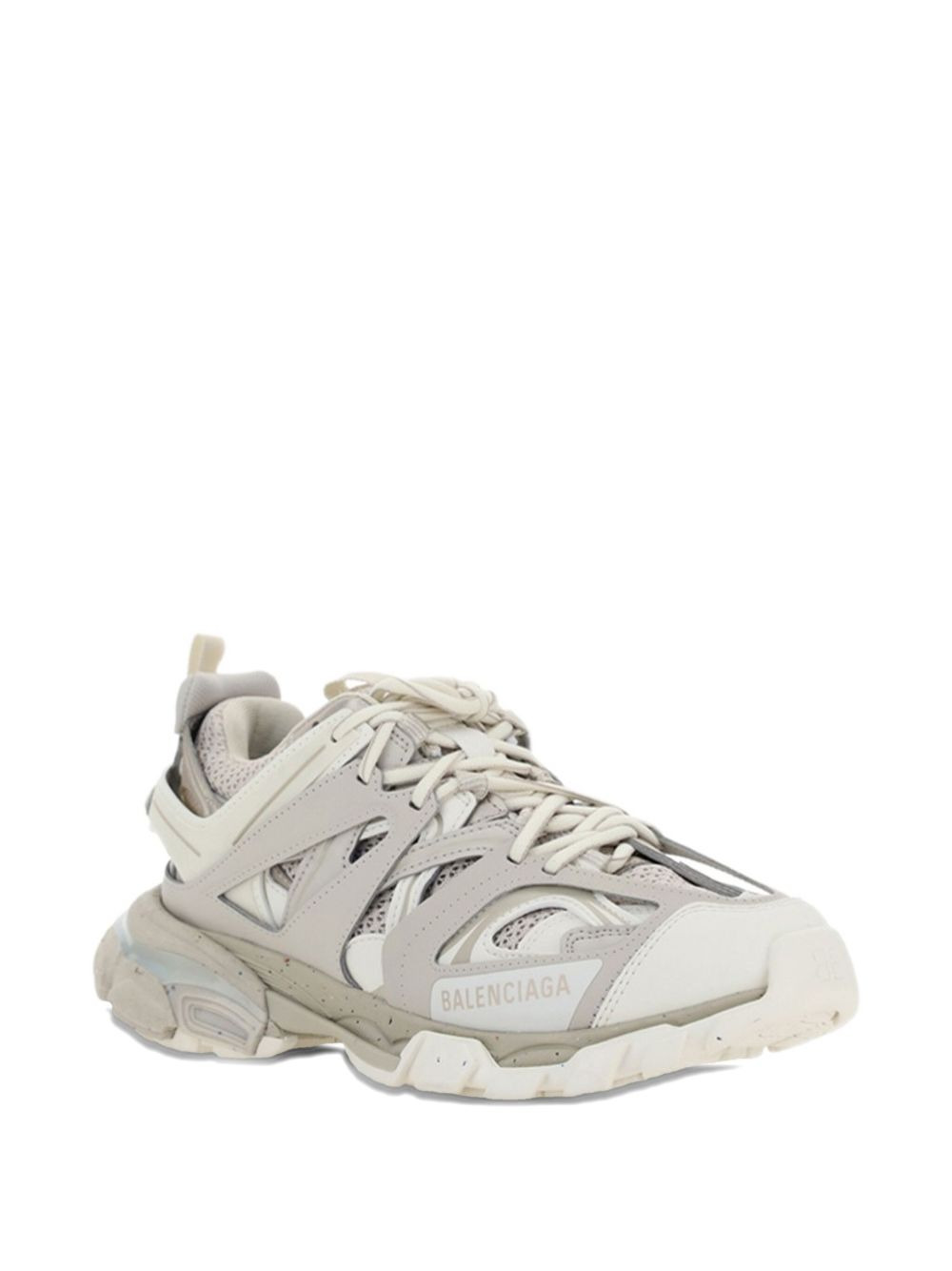 lace-up structured-sole sneakers - 2
