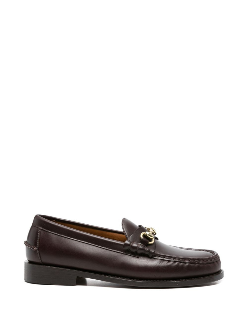 horsebit-detail leather loafers 1