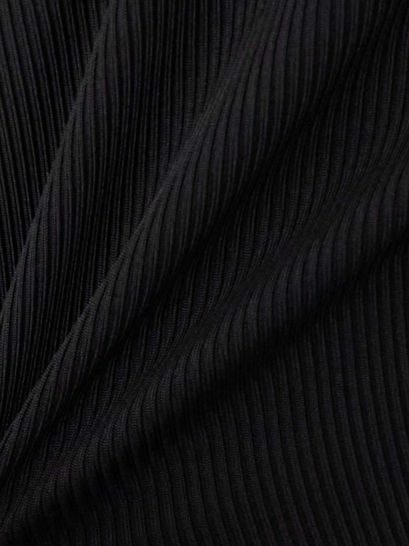 Rumi ribbed-knit top Black - 5