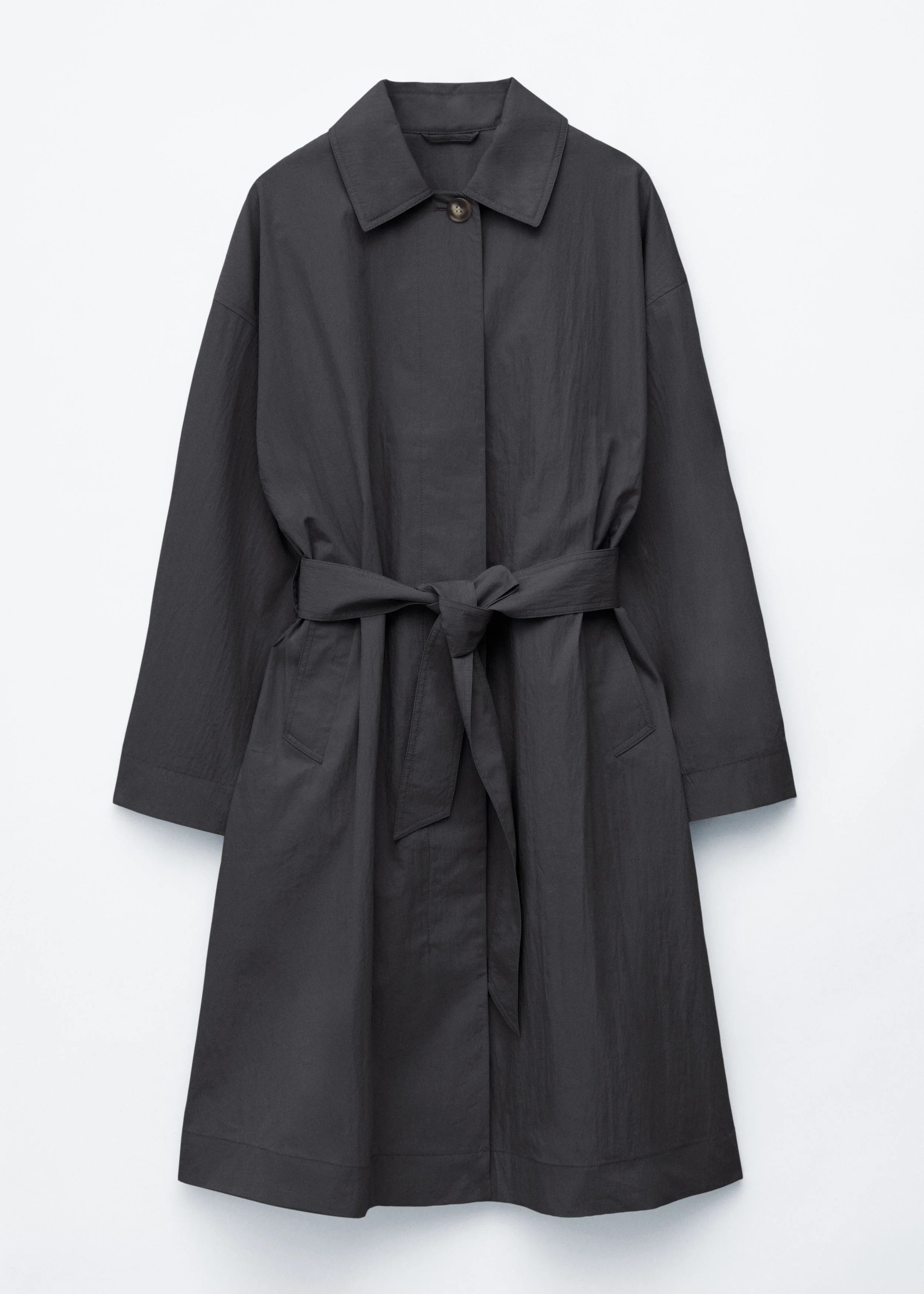 Belted Car Coat - 1