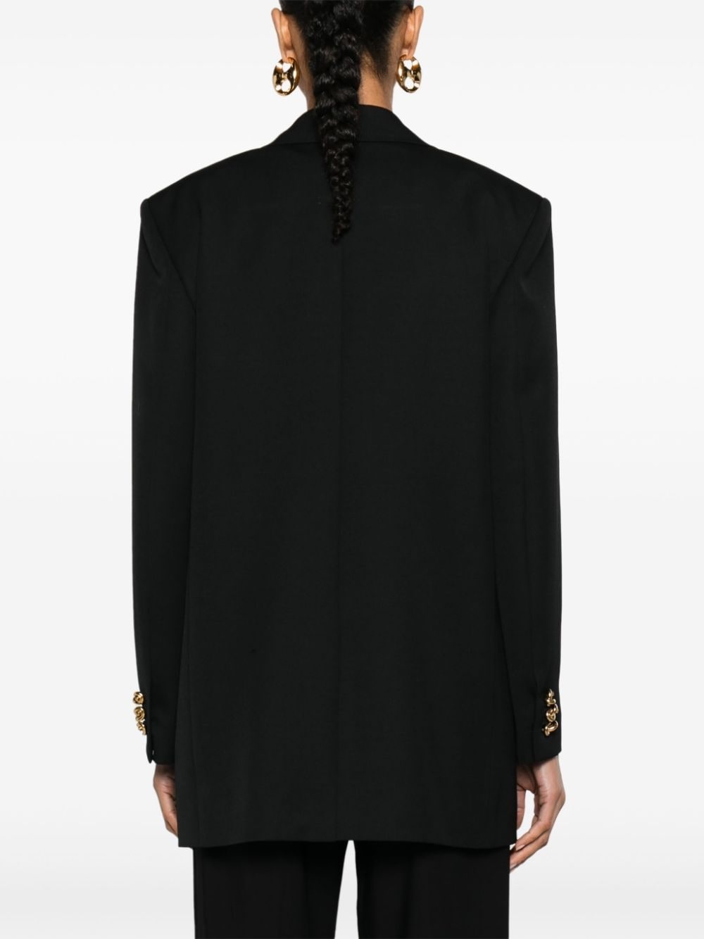 Sartorial double-breasted cotton blazer - 4
