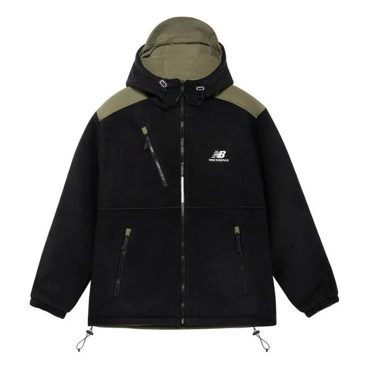 New Balance Logo Reversible Jacket 'Black' AMJ23317-BK - 1