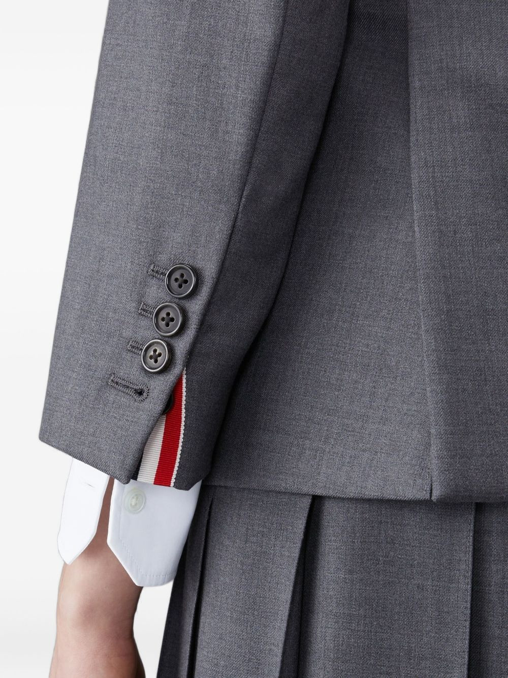 pleated wool jacket - 4