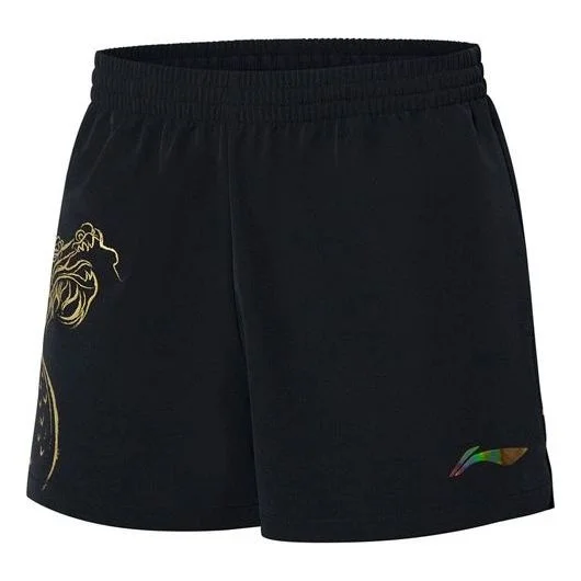 Li-Ning Tokyo Olympic Table Tennis Shorts 'Black' AAPR365-1 - 1