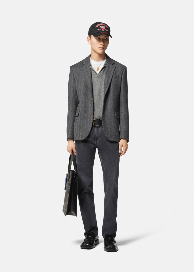 VERSACE Medusa Cashmere Blazer outlook