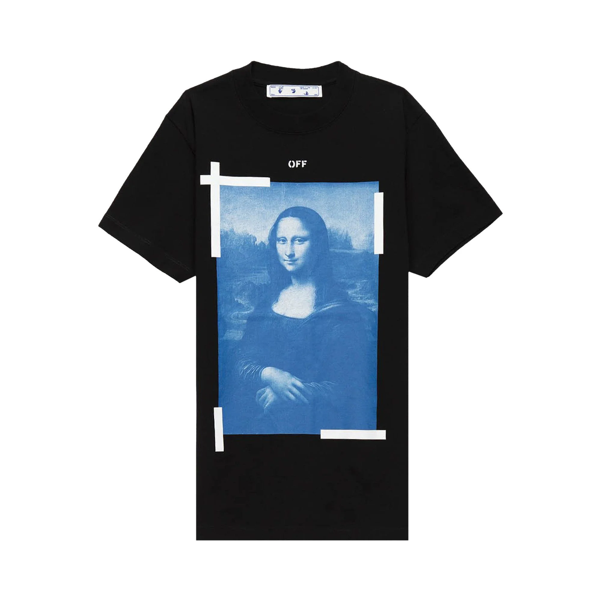 Off-White Monalisa Short-Sleeve Slim Tee 'Black/White' - 1