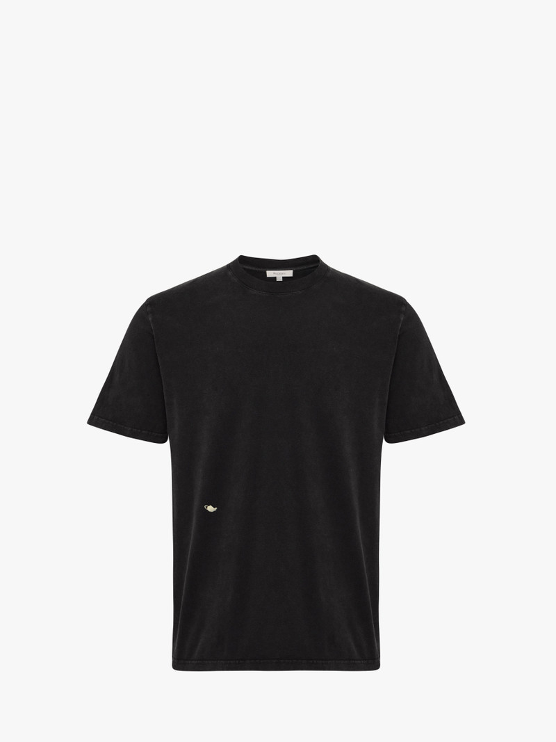 CONTRAST EMBROIDERY T-SHIRT - 1