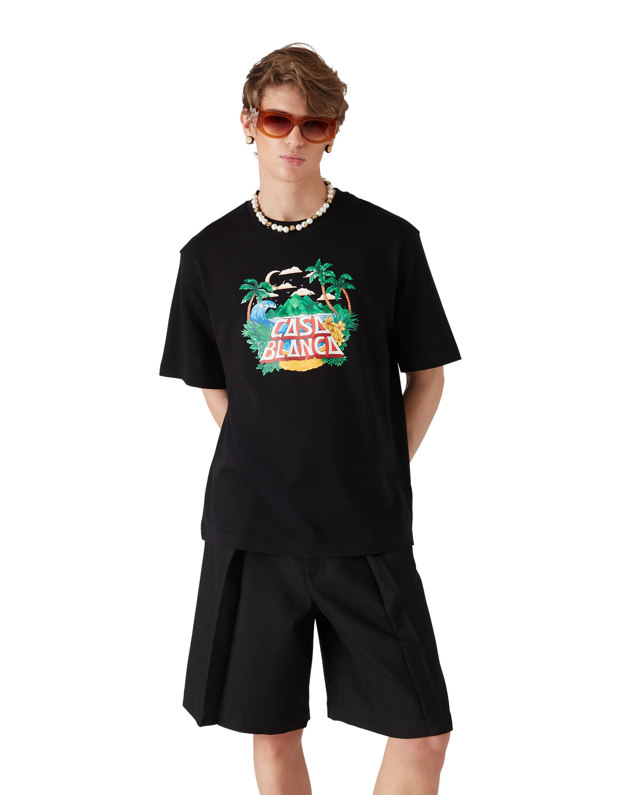 Casa Beach Wave T-Shirt | Casablanca Paris - 3