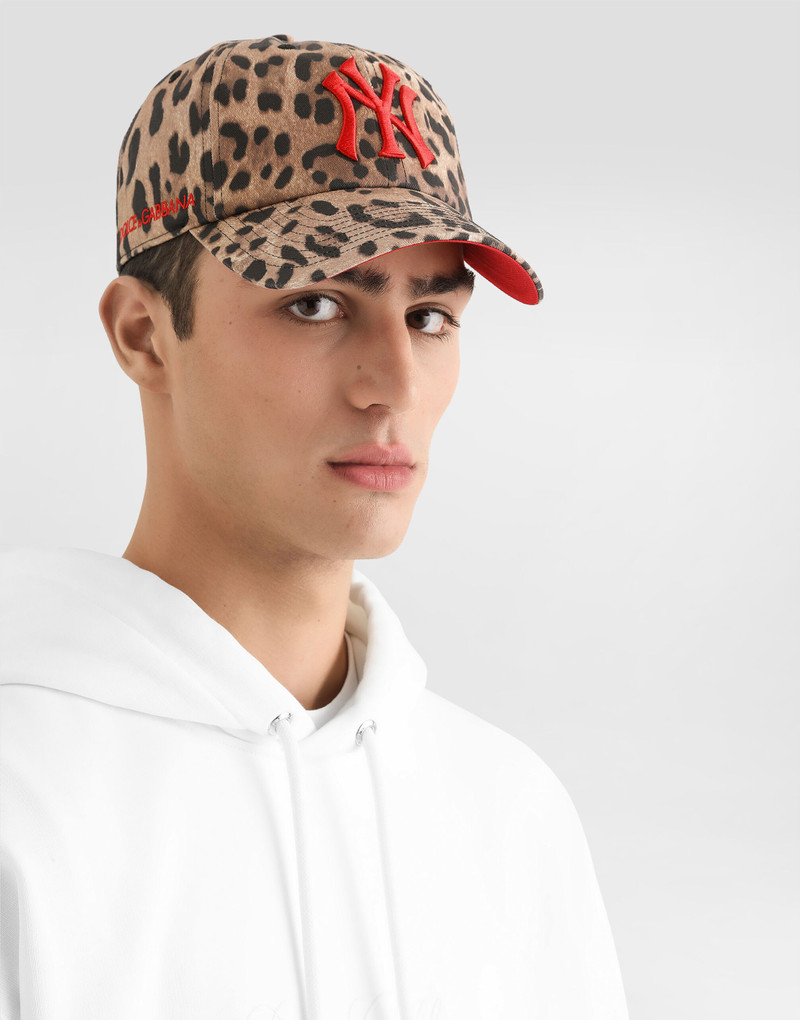 Dolce & Gabbana Dolce&Gabbana X ’47 New York Yankees Leo-Print Baseball Cap outlook