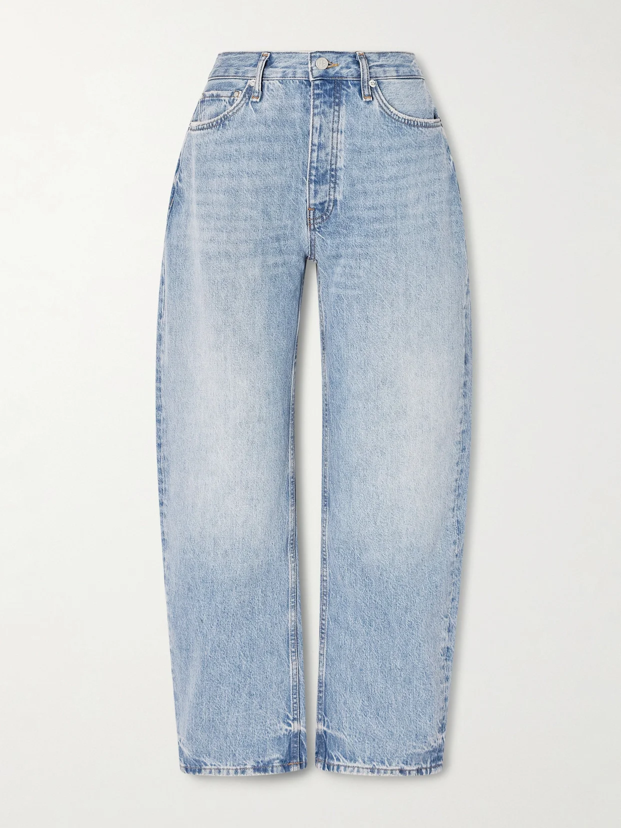 Fritz High-rise Barrel-leg Jeans - 1