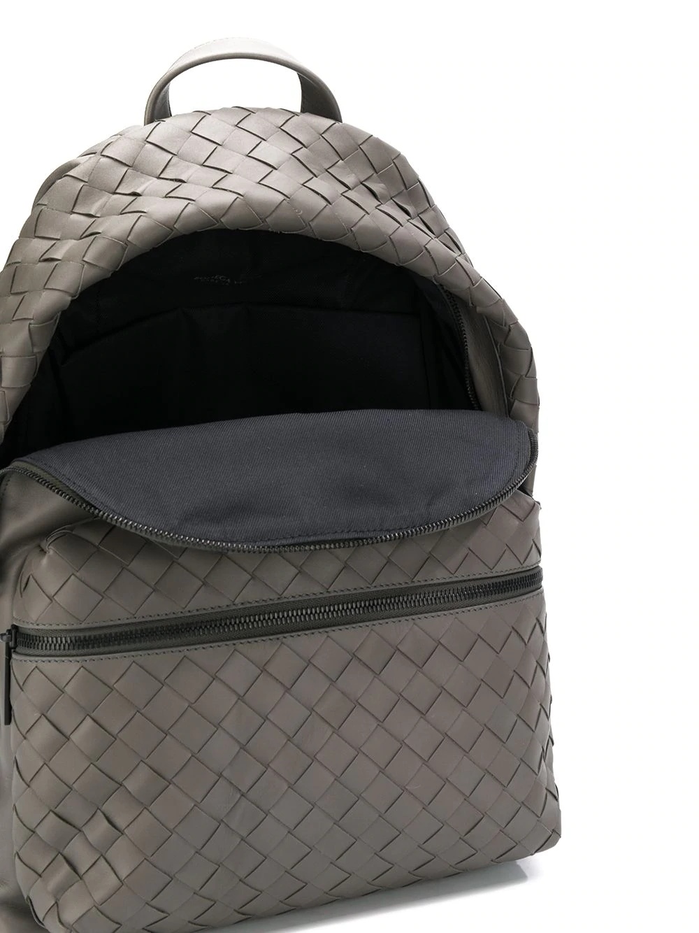 intrecciato weave backpack - 5