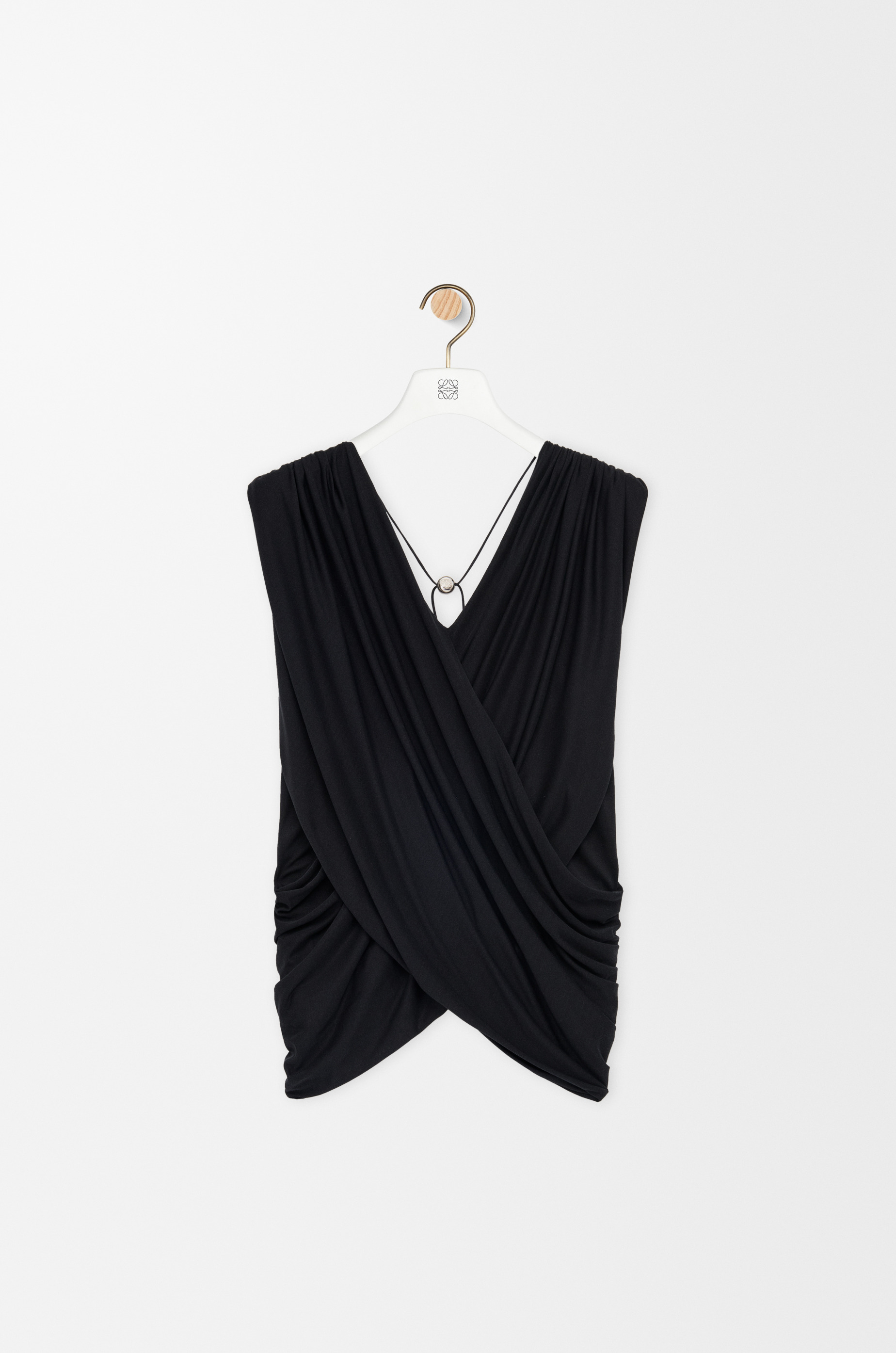 Draped top in silk - 1