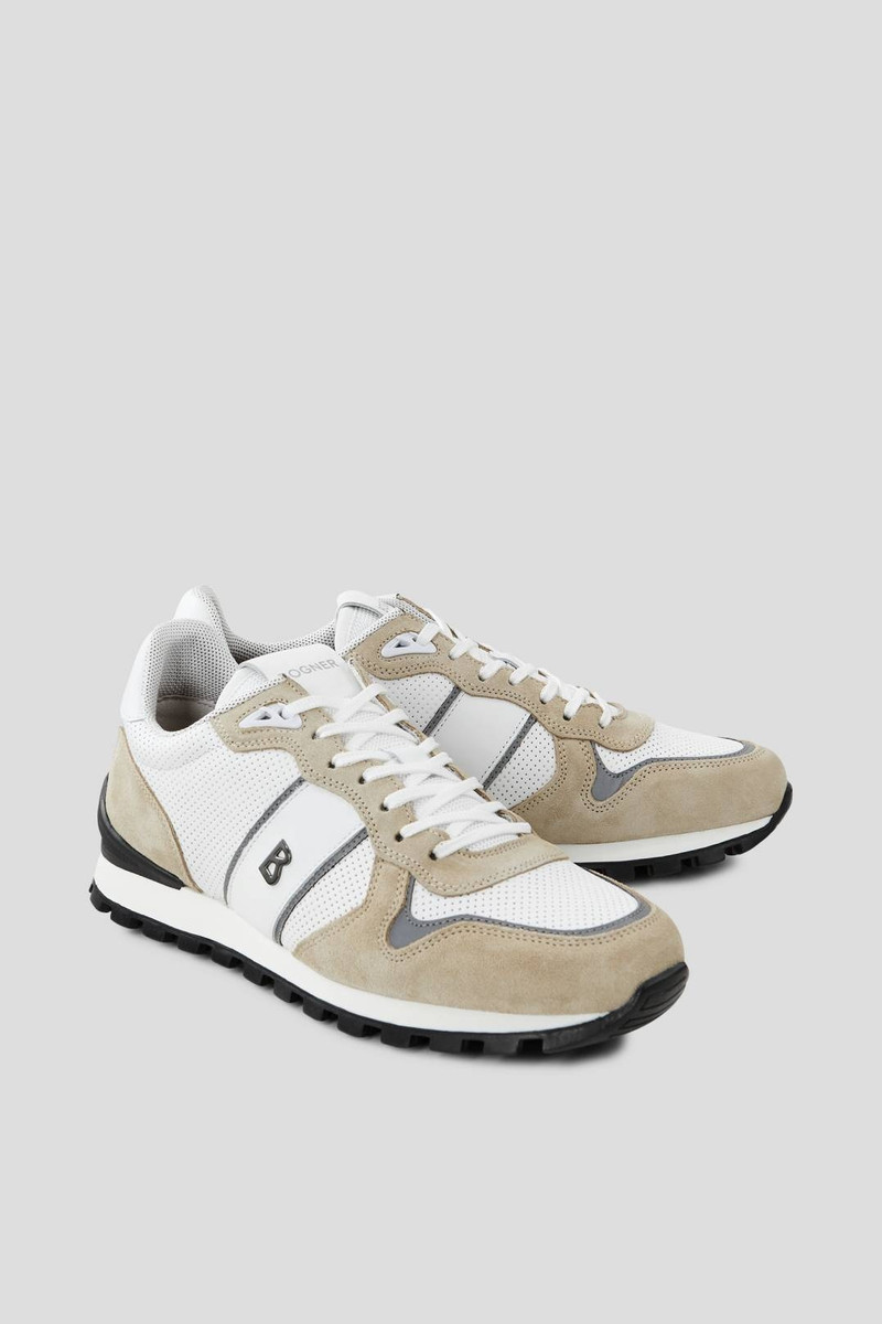 PORTO SNEAKER IN BEIGE/WHITE 3