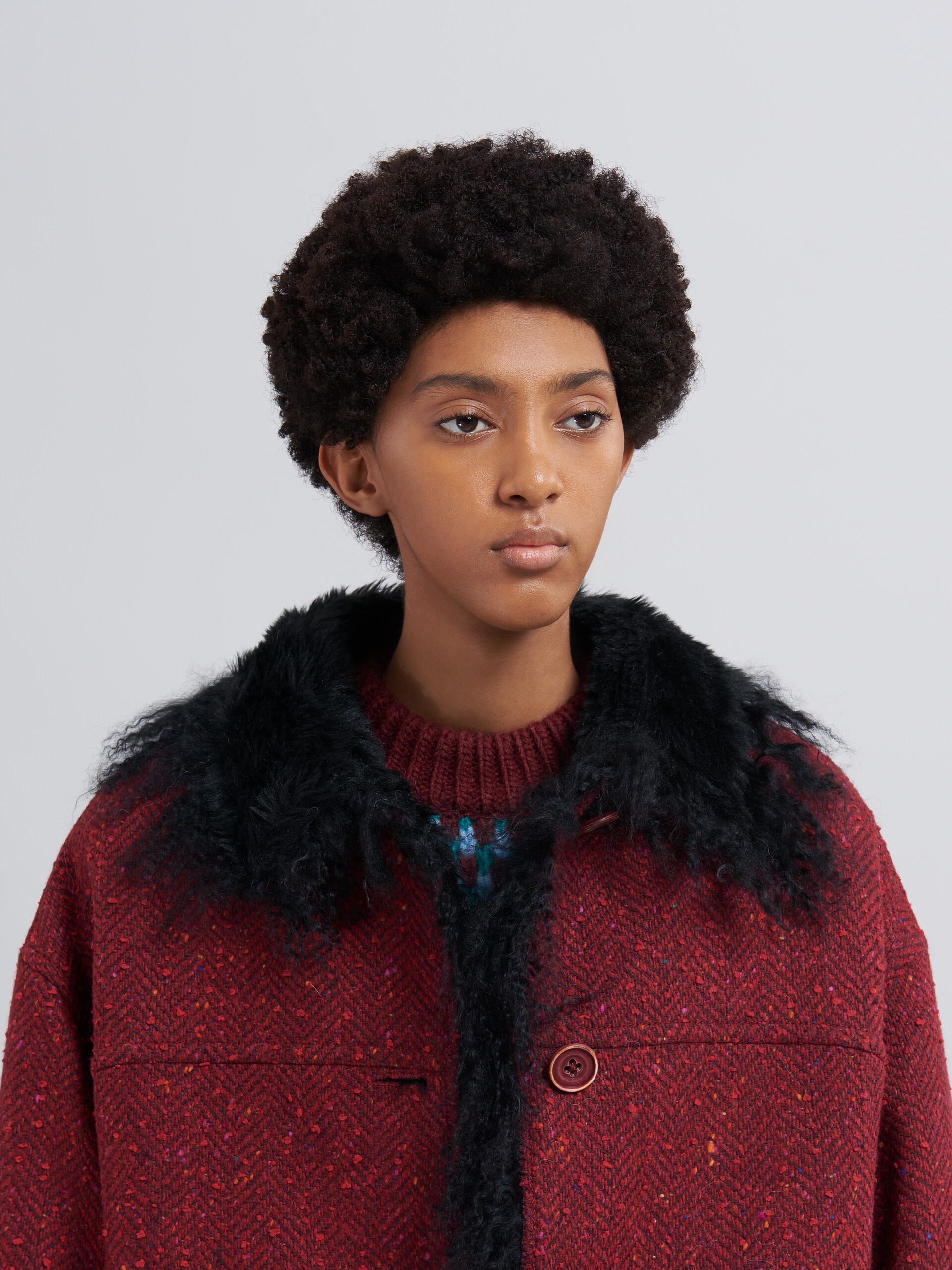 SPECKLED HERRINGBONE JACKET - 4