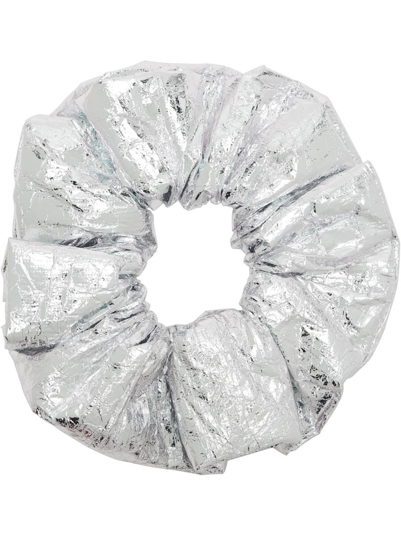MM6 Maison Margiela Silver Scrancy Scrunchie outlook