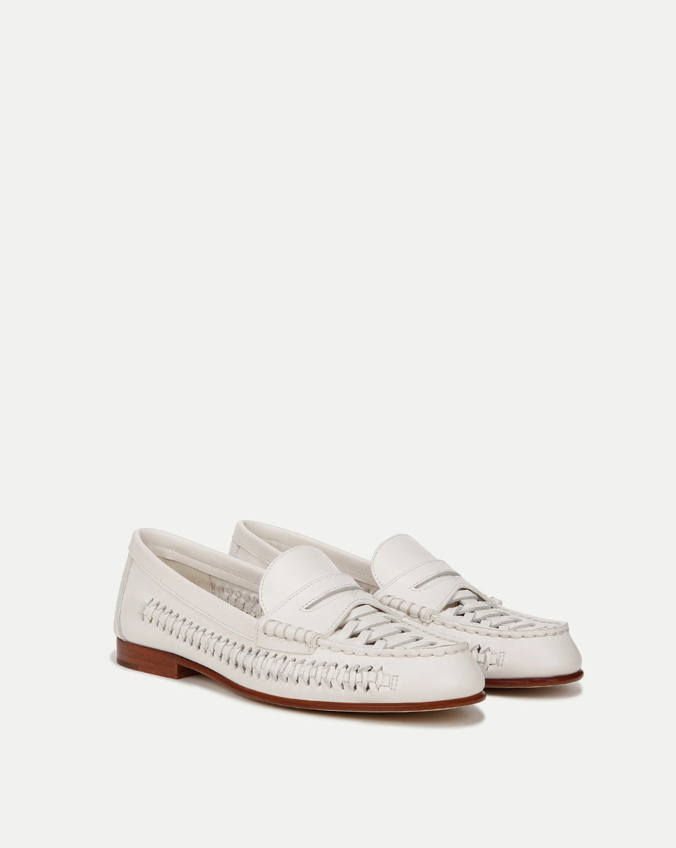 PENNY WOVEN LEATHER LOAFER - 2