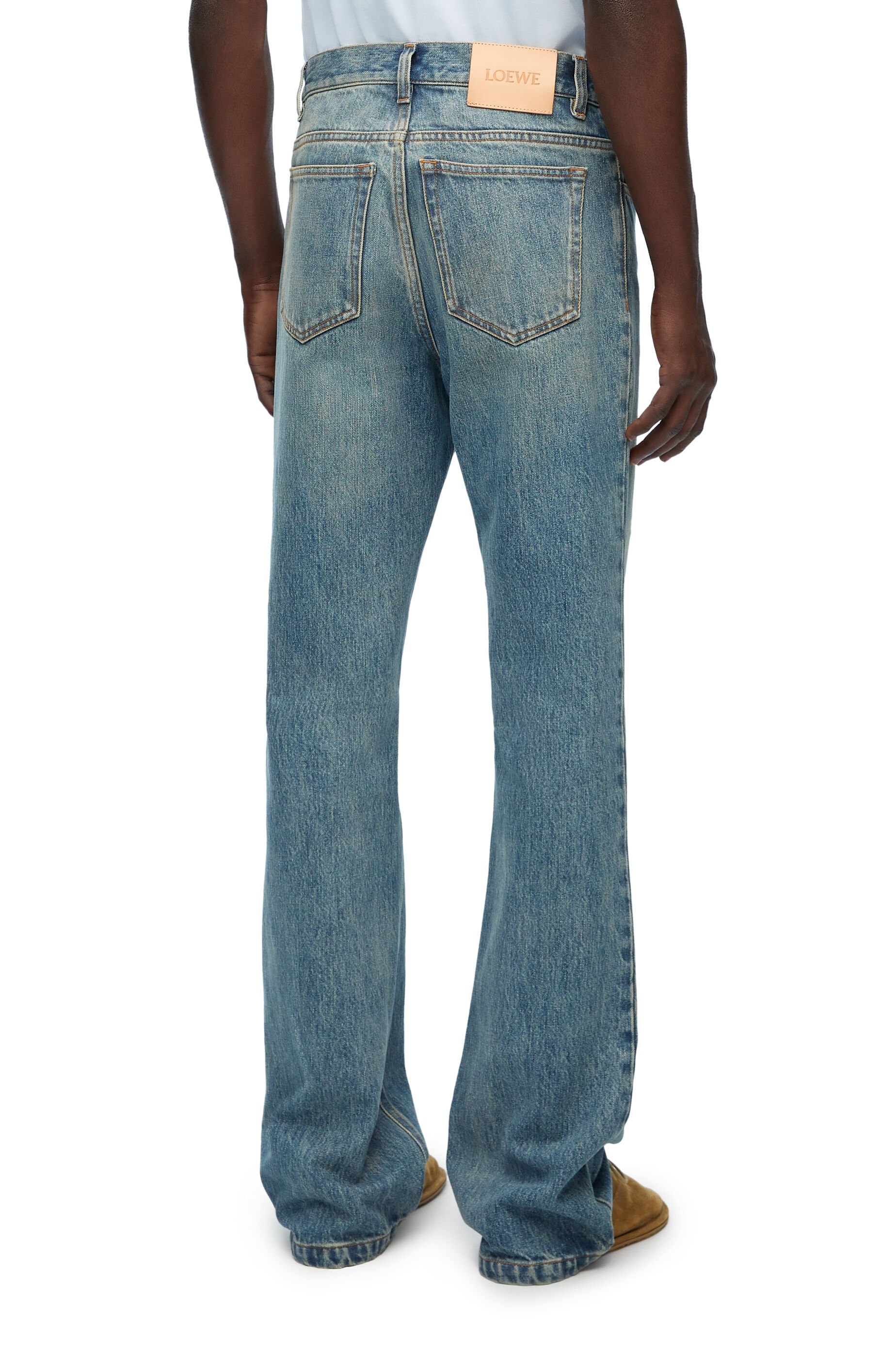Bootleg jeans in denim - 4