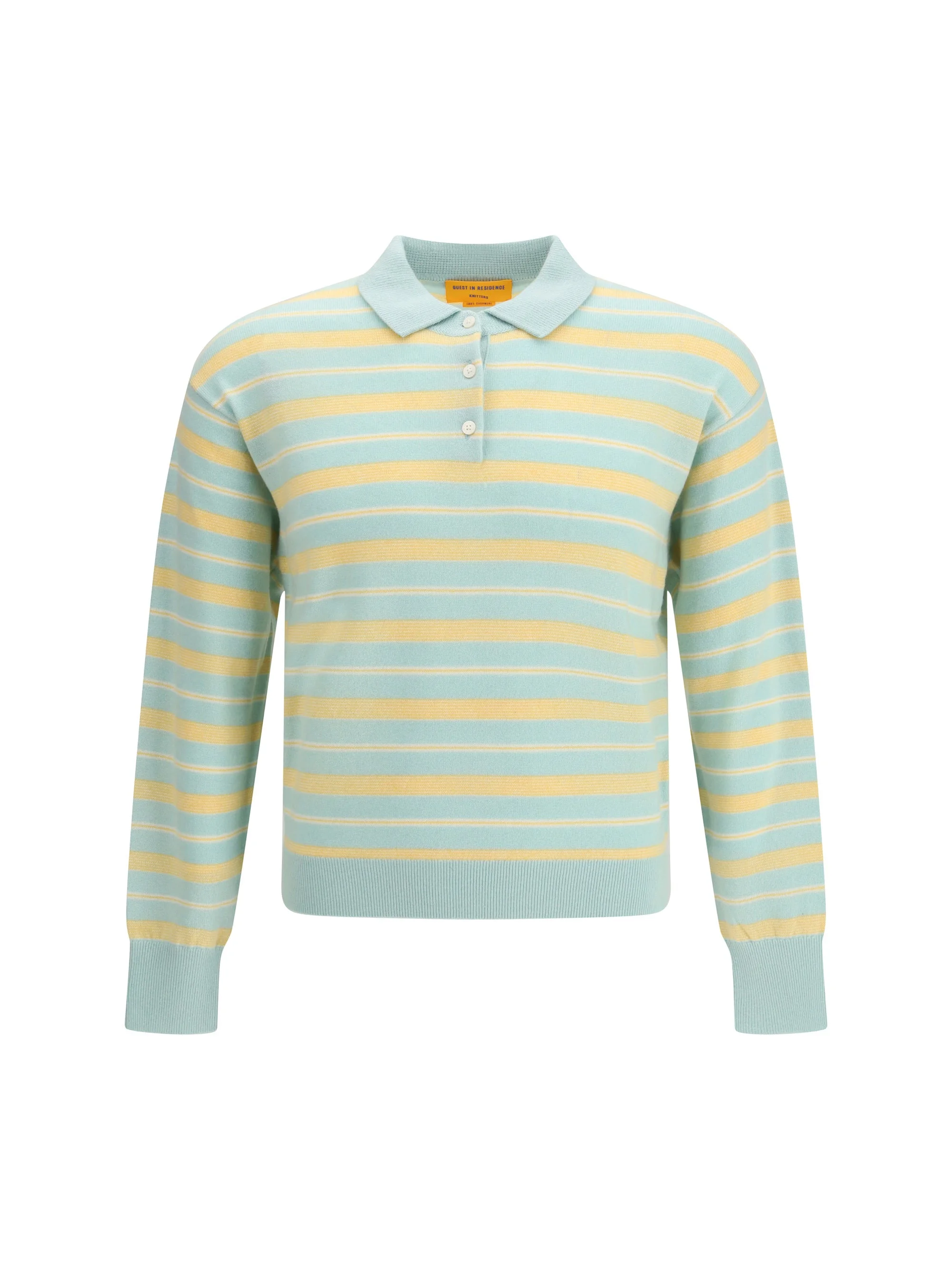 Guest In Residence Women Collegiate Stripe Polo - 1