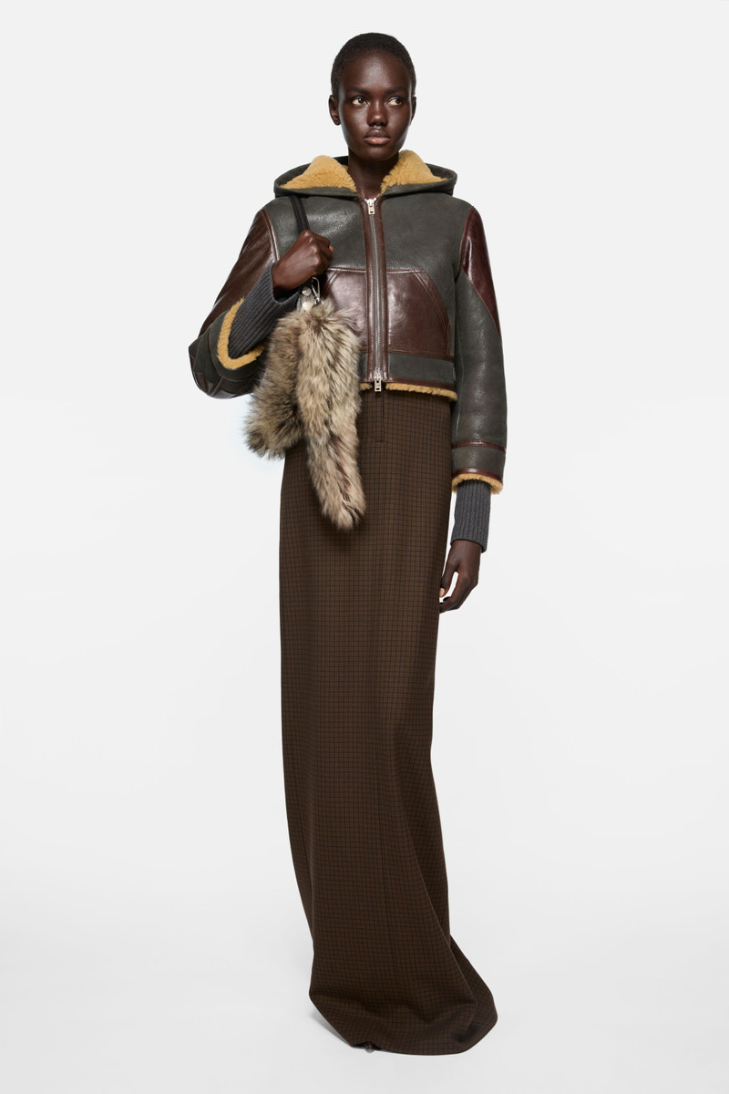 Acne Studios Shearling jacket - Brown/beige outlook