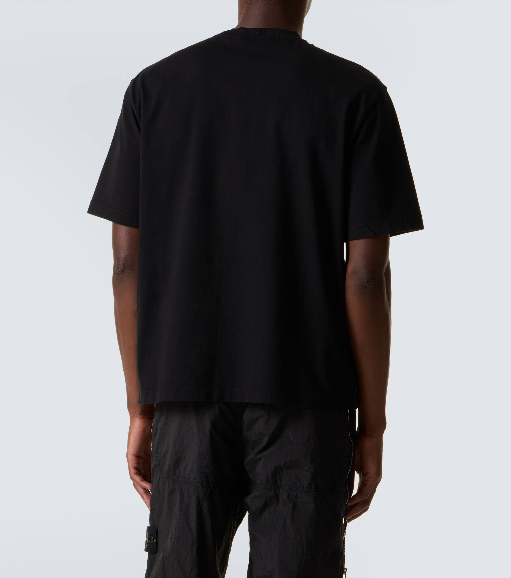 Embroidered cotton jersey T-shirt - 4