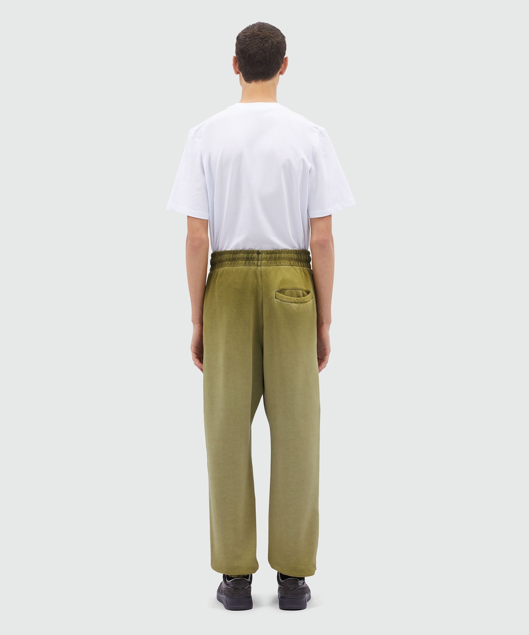 Jersey jogging pants with faded effect - 3