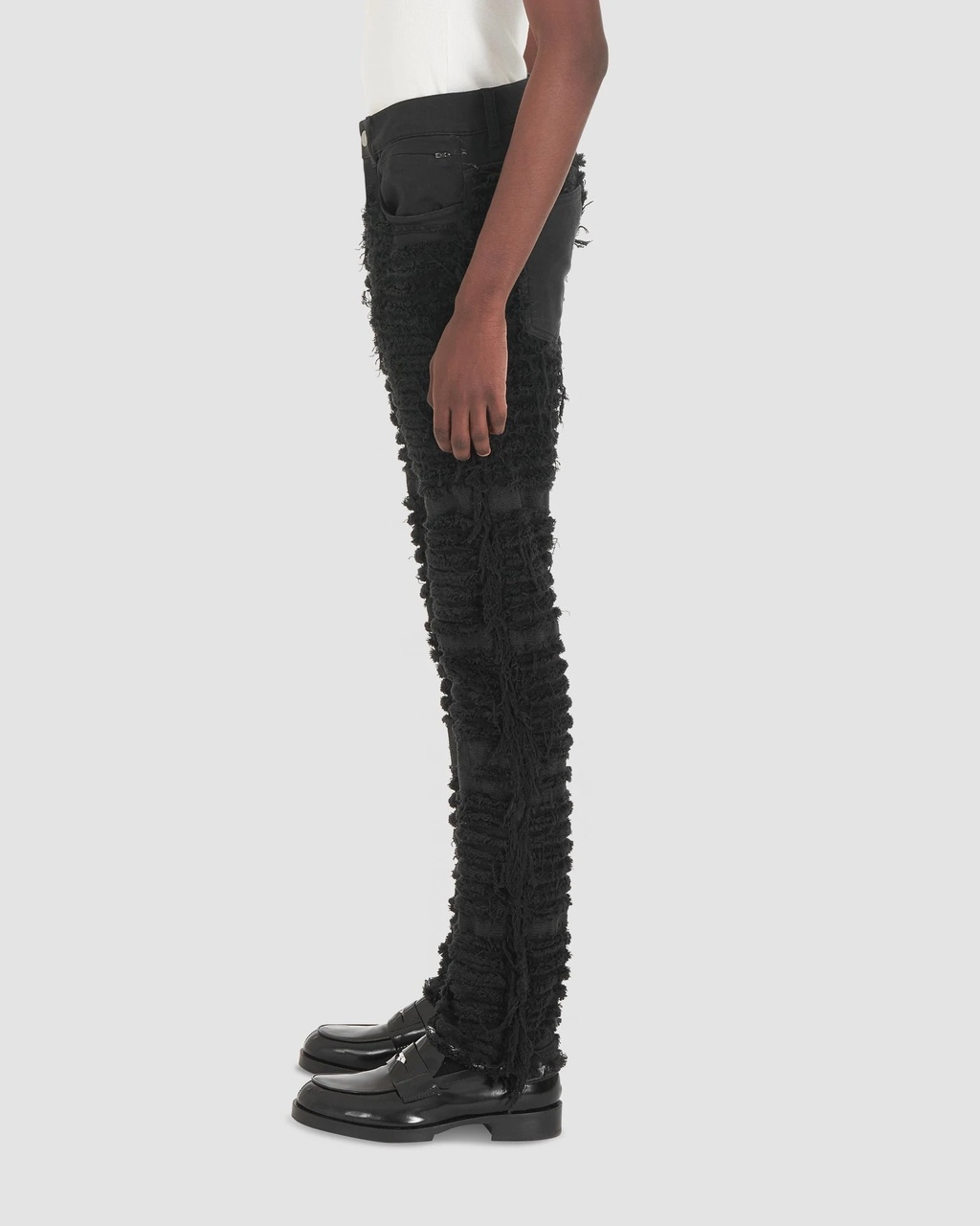 NON STUDDED BLACKMEANS 6 POCKET JEAN - 4