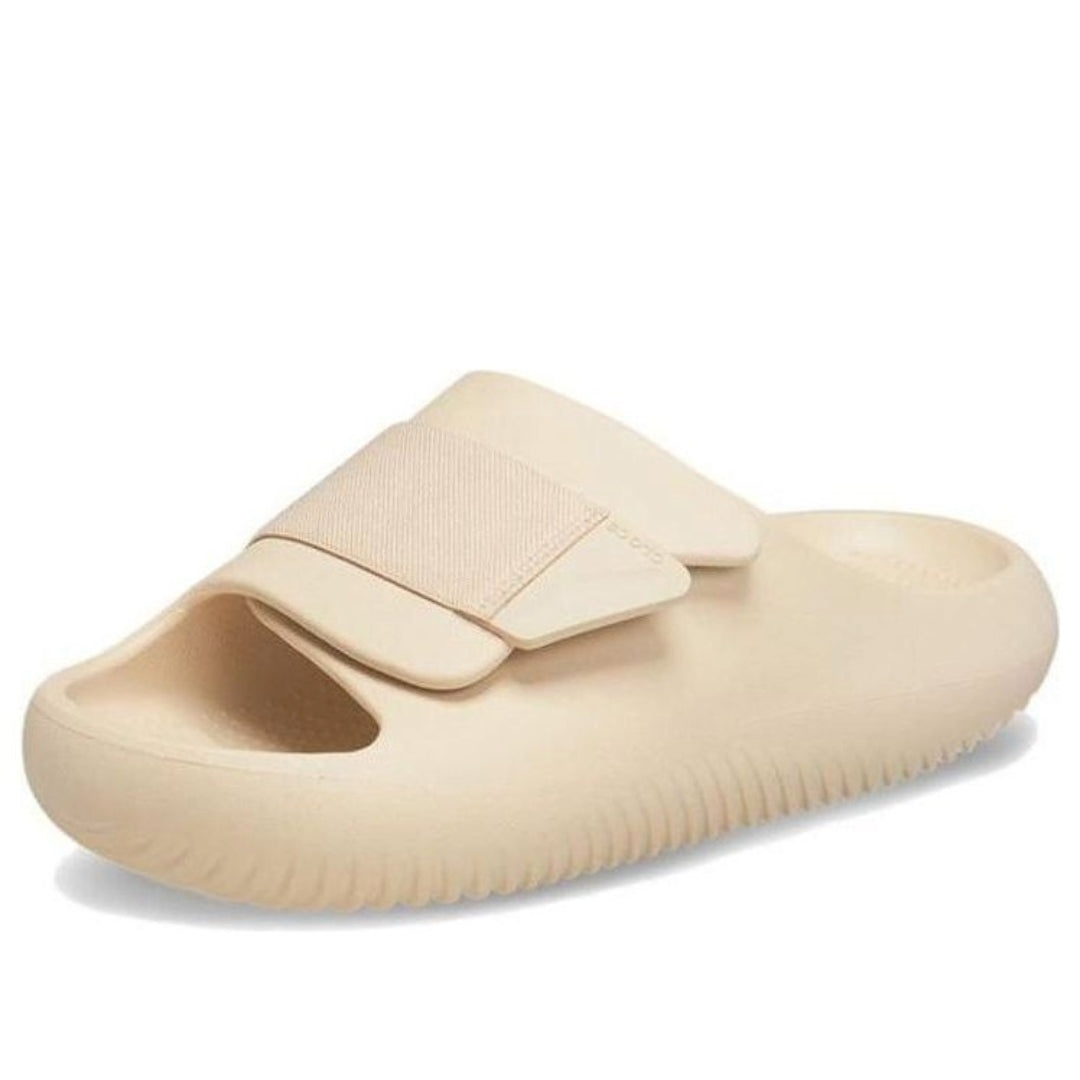 Crocs Mellow Luxe Recovery Slide 'Beige' 209413-2DS - 2