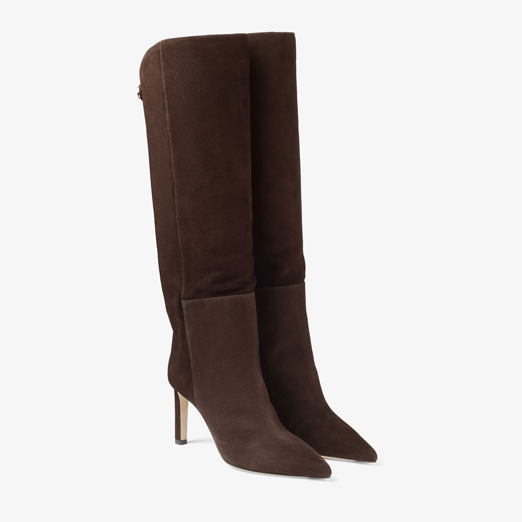 Alizze Knee Boot 85
Chocolate Suede Knee High Boots - 2