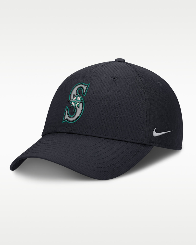 Seattle Mariners Club Men's Nike Dri-FIT MLB Adjustable Hat 1