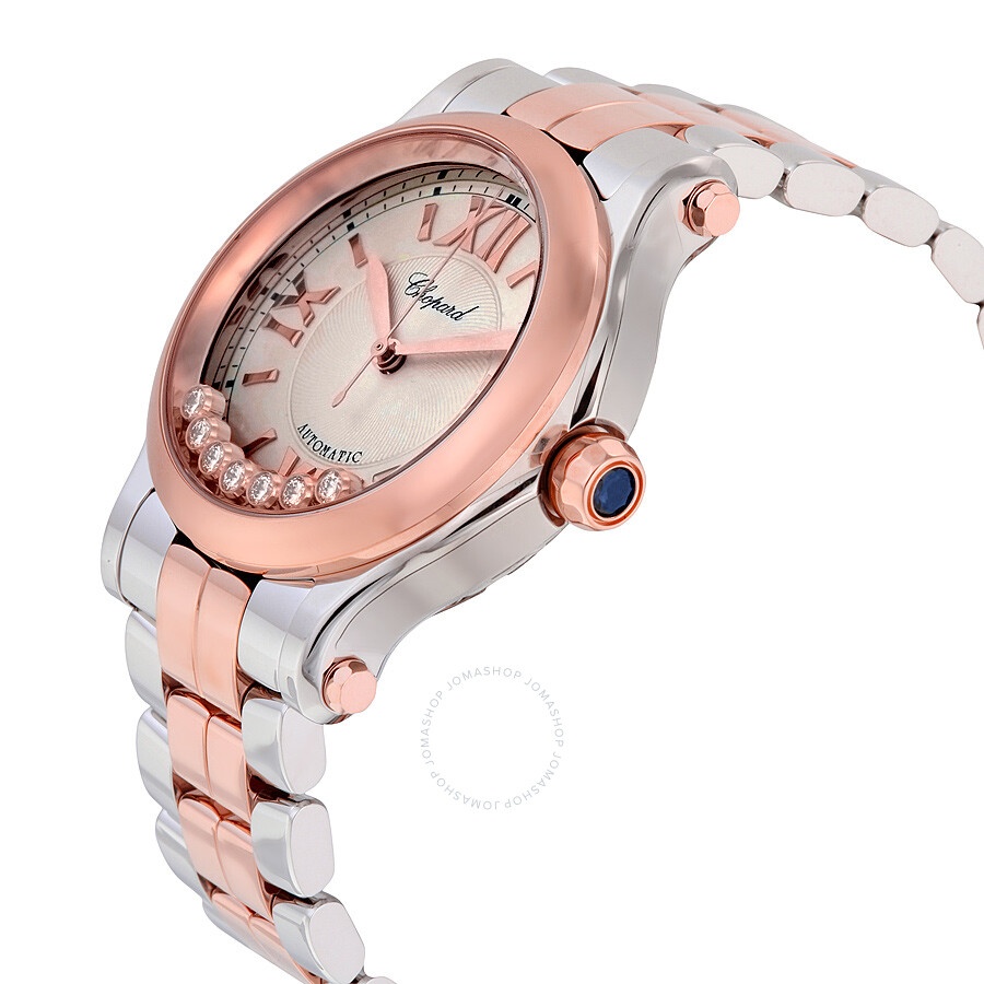Chopard Happy Sport Silver Guilloche Dial Ladies Watch 278559-6002 - 2