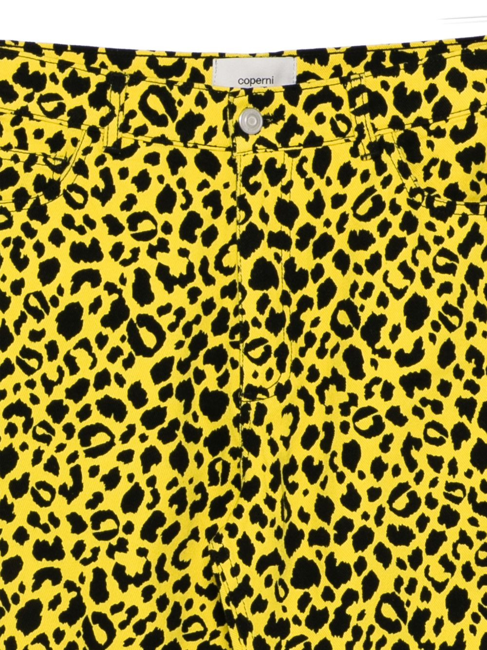 leopard-print jeans - 3