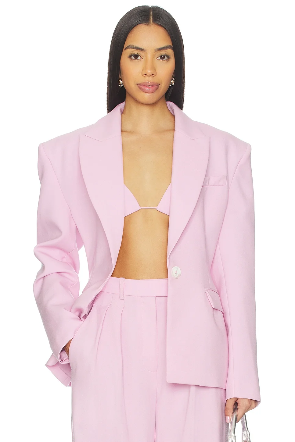 Single Breasted Contour Blazer - 1