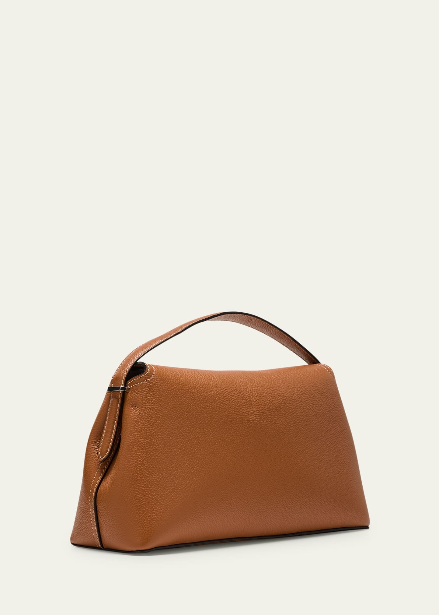 T-Lock Leather Top-Handle Bag - 3