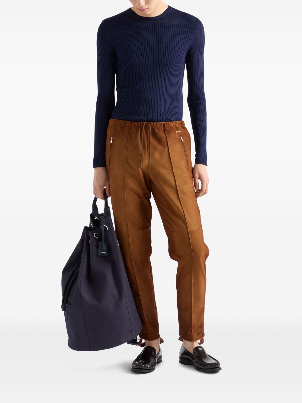 suede trousers - 2