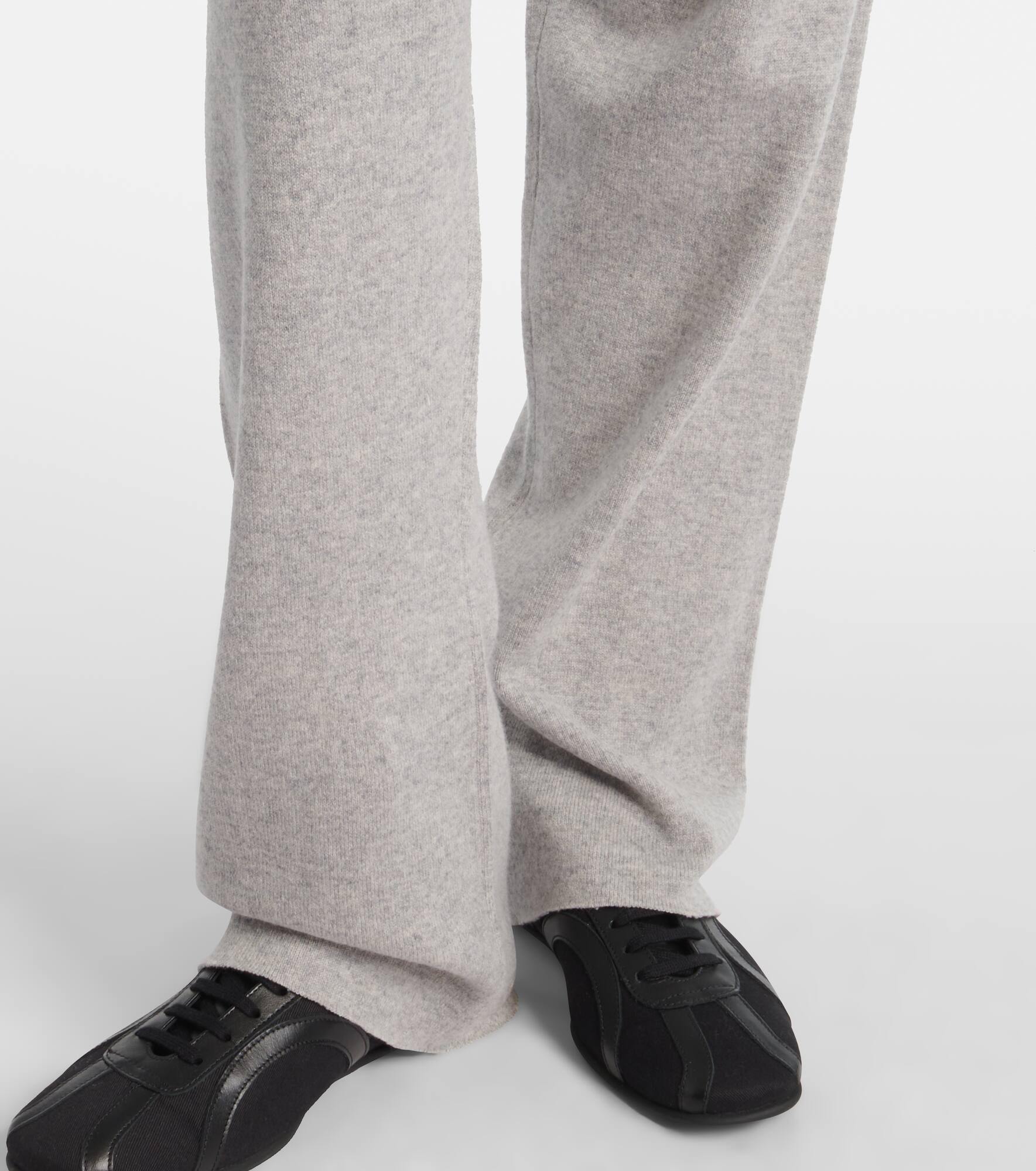 Rush cashmere-blend straight pants - 5