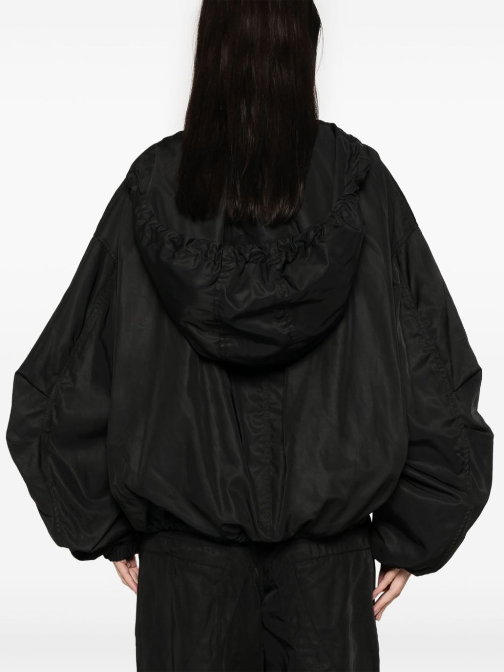 The Attico Women Bomber Jacket With Hood - 4